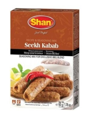 Shan Seekh Kabab Masala spice mix packet