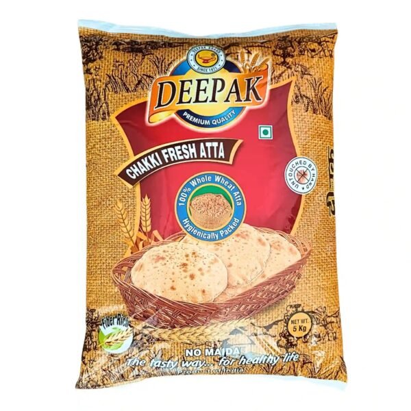 Deepak Chakki Atta 5 kg flour bag